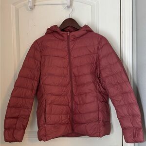 Women's Puffer Jacket - Red